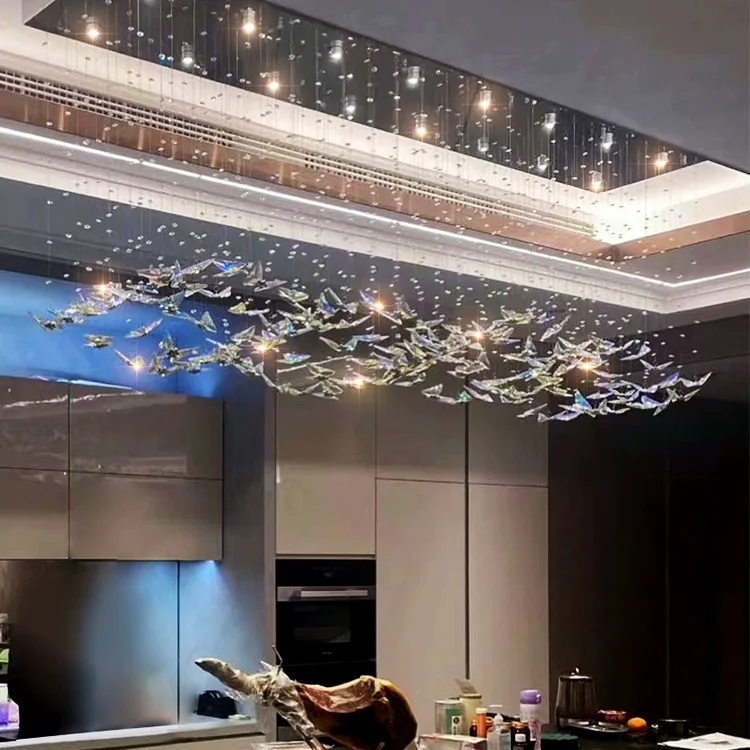 crystal lights for high ceiling chandelier hotel crystal lighting modern home pendant light big hall luxury crystal chandeliers