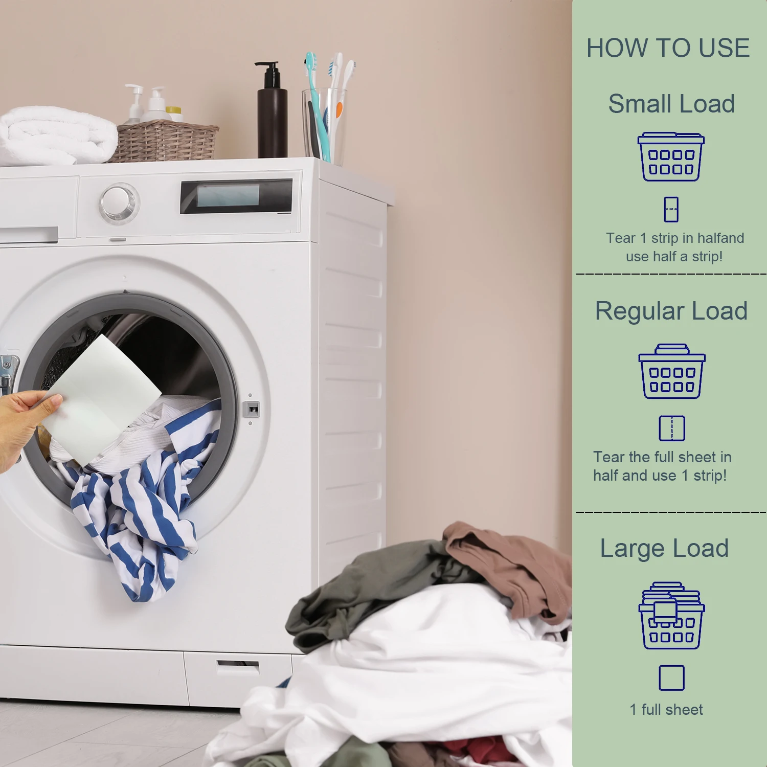Eco Friendly Laundry Dryer Sheets Best Selling Fabric Softener Sheet Non woven Detergent Sheet