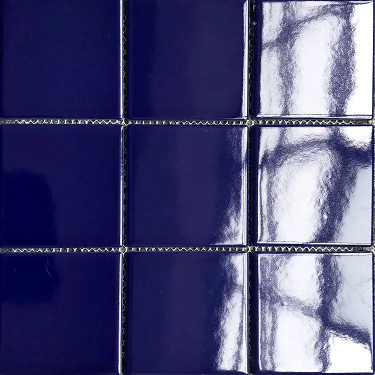 Синяя плитка для бассейна, распродажа, нескользящая керамическая мозаика