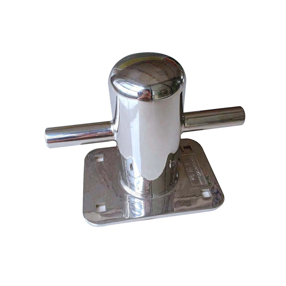 Marine Hardware boat accessories Marine grade Stainless Steel Dock Cleats for aluminum pontoon bridge casting style
