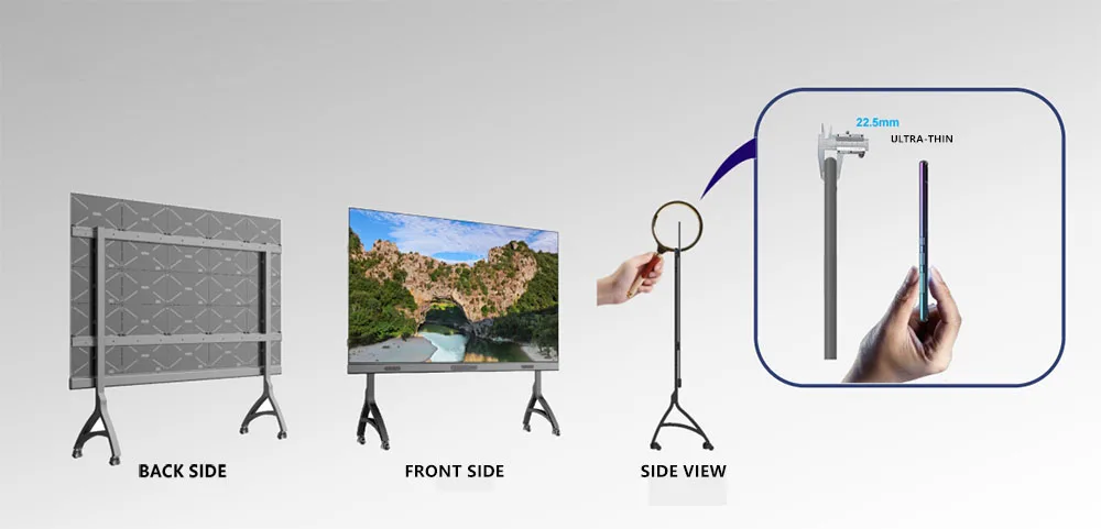 Remote Technical Support Indoor 135inch P1.25p1.56mmp1.875 LED Meeting Room Smart TV LED Display Display 3840hz 2k4k OEM SDK