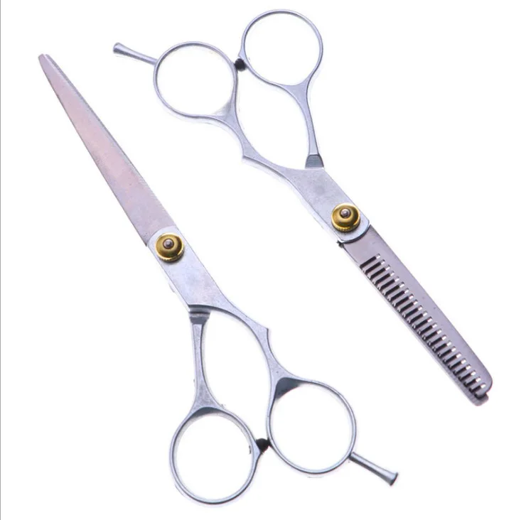 Manufacturers supply flat cut tooth scissors high-end hairdressing hair cutting barber scissors