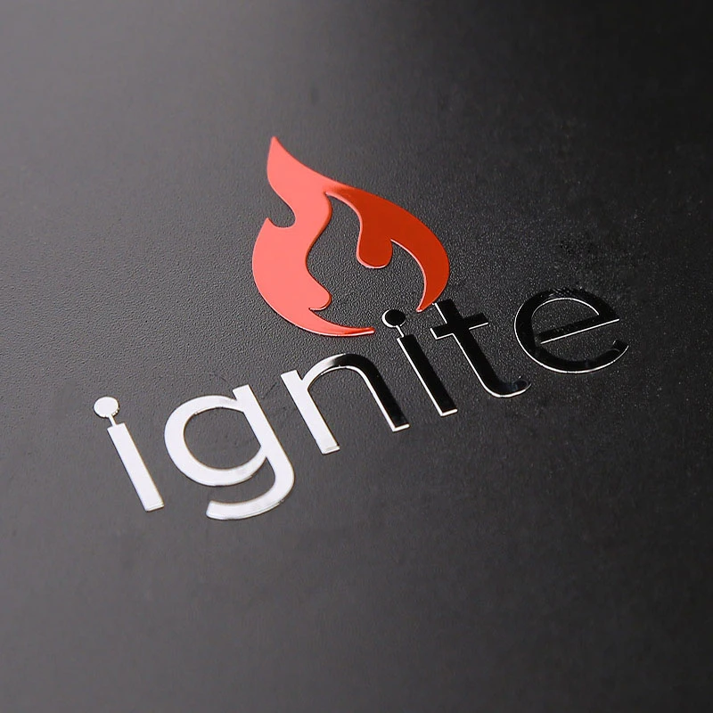 Custom High quality Logo 3D UV Transfer waterproof  Environmental  Electroplated nickel Self-Adhesive Metal Sticker