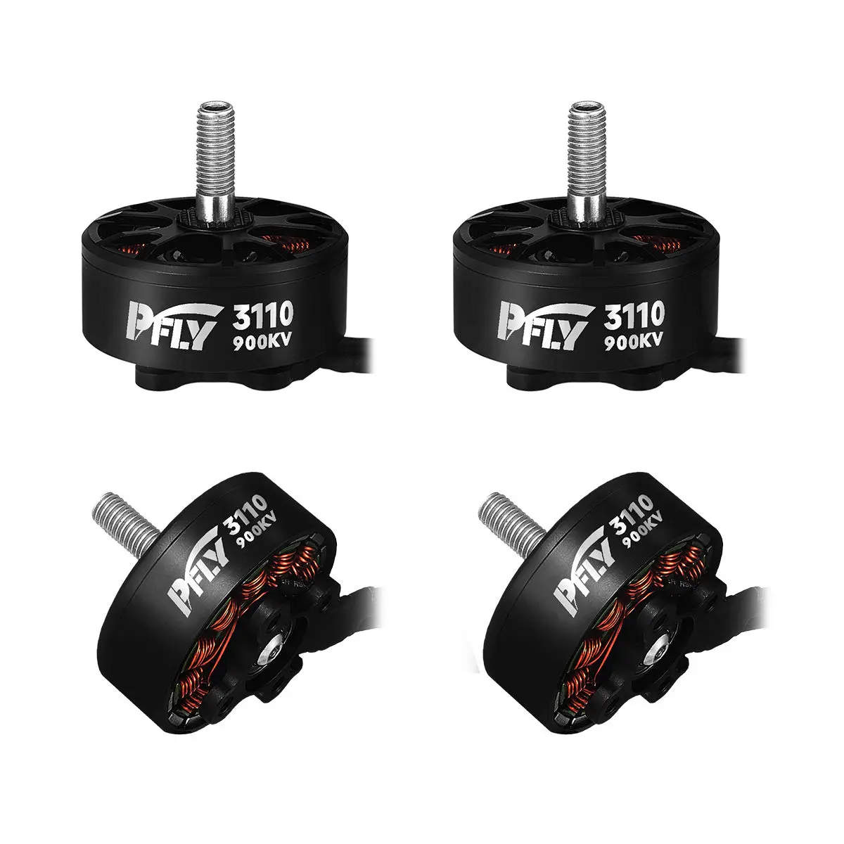 PFLY-3110 бесщеточный двигатель 900kv/1250kv/1600kv для дрона FPV emax eco ii 2807 1300kv