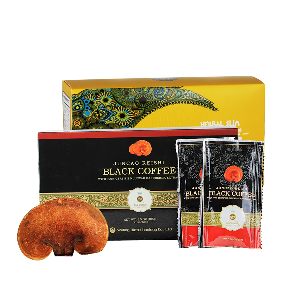 Травяное питательное питание Ganoderma Lucidum, Гриб Рейши, мгновенный био-Рейши кофе с вашим собственным логотипом