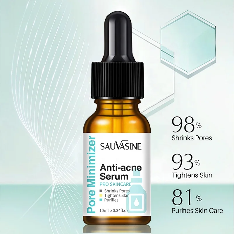 SAUVASINE  pore minimizer serum for shrinking unclogs enlarged pore anti ance serum