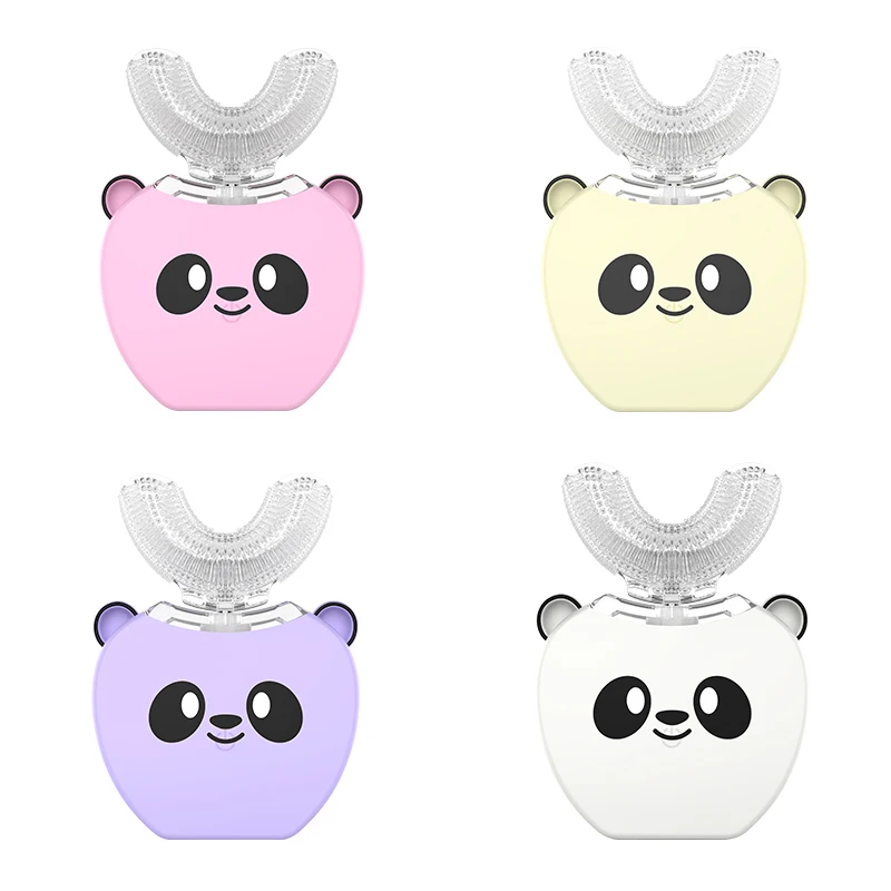 Rechargeable Waterproof U Shape Electric Toothbrush Teeth Cleaning U Shape Electric Toothbrush IPX 7 Waterproof Children Soft