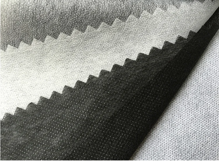 GAOXIN eco-friendly nonwoven fusing interlining single/double dot PA/PES for garment