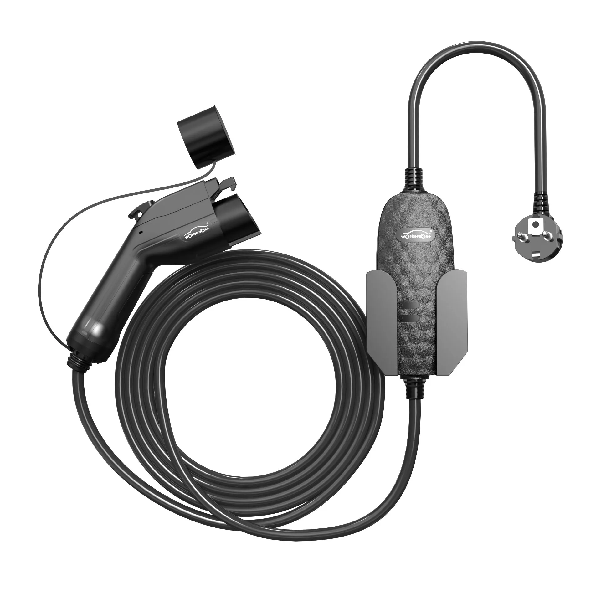 Level 2 Portable  EV Charger Type 1 Nema plug 120V-240V 16A Portable EVSE Electric Vehicle Charging Station