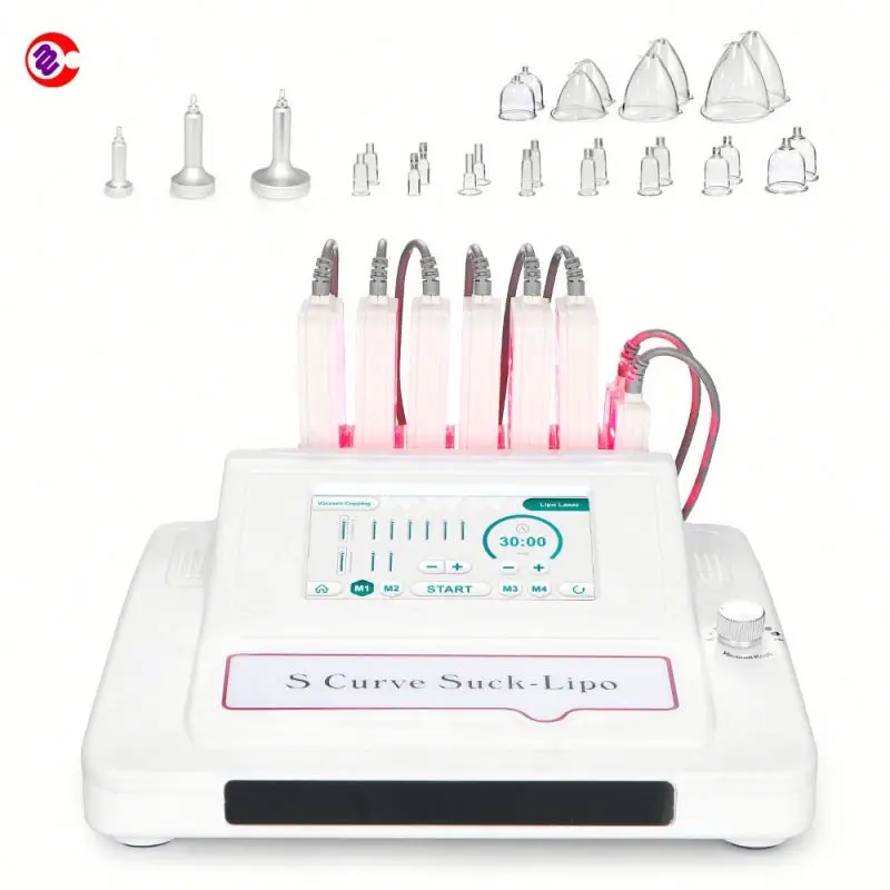 Lipo Laser 650Nm Low Level Therapy Sculpture Machine vacuum therapy machine cupping