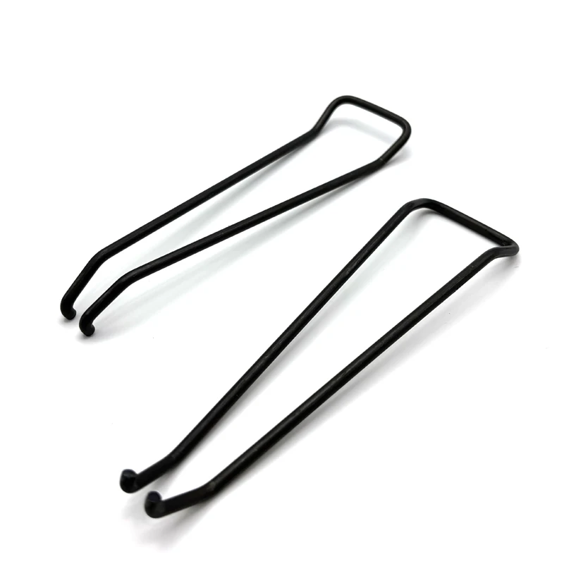 OEM Custom Steel Wire Bending Forming Blackening Double Spoke For Car Part