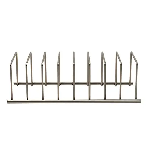 Satin Nickel Serving Trays Reusable Containers Spectrum Diversified Euro Kitchen Organizer for Plates