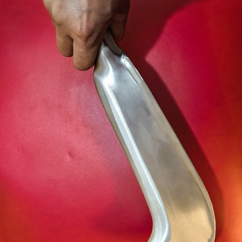 Agricultural Equipment and Gardening Tools Chrome Steel Chopping Knife, Stainless Steel Chopping Tool, Bamboo  Agricultural