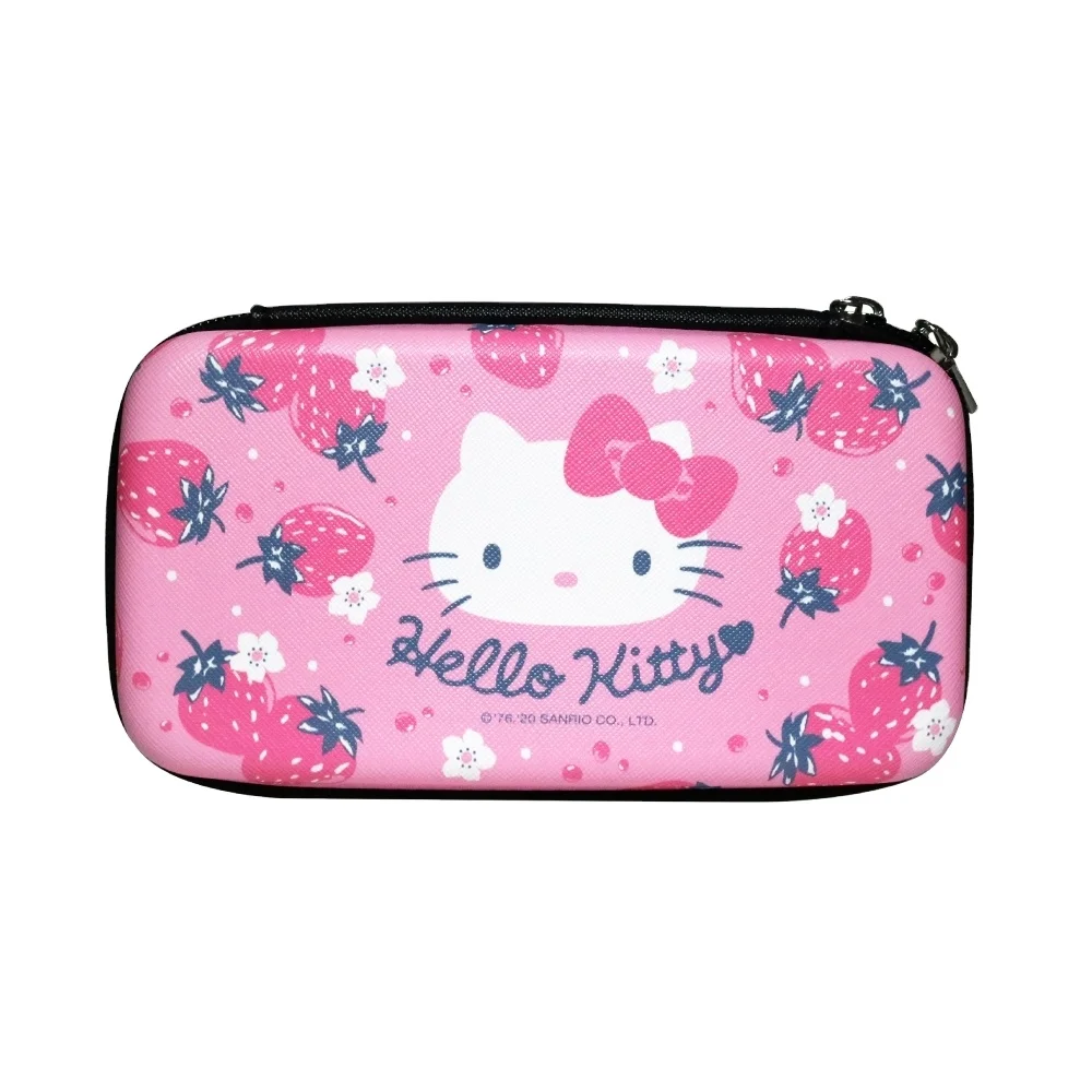 Hello Kitty Tube Pencil Box Case Custom Print, Pencil Bag with Zipper and Compartment, Kawaii Stationery Organizer for Birthday