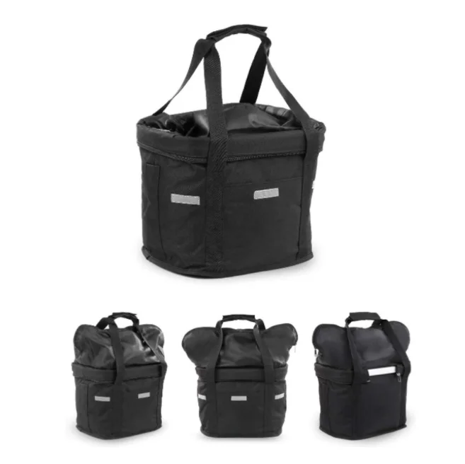 Custom Logo Durable Portable Pet Carrier Basket Bag Bike Front Basket