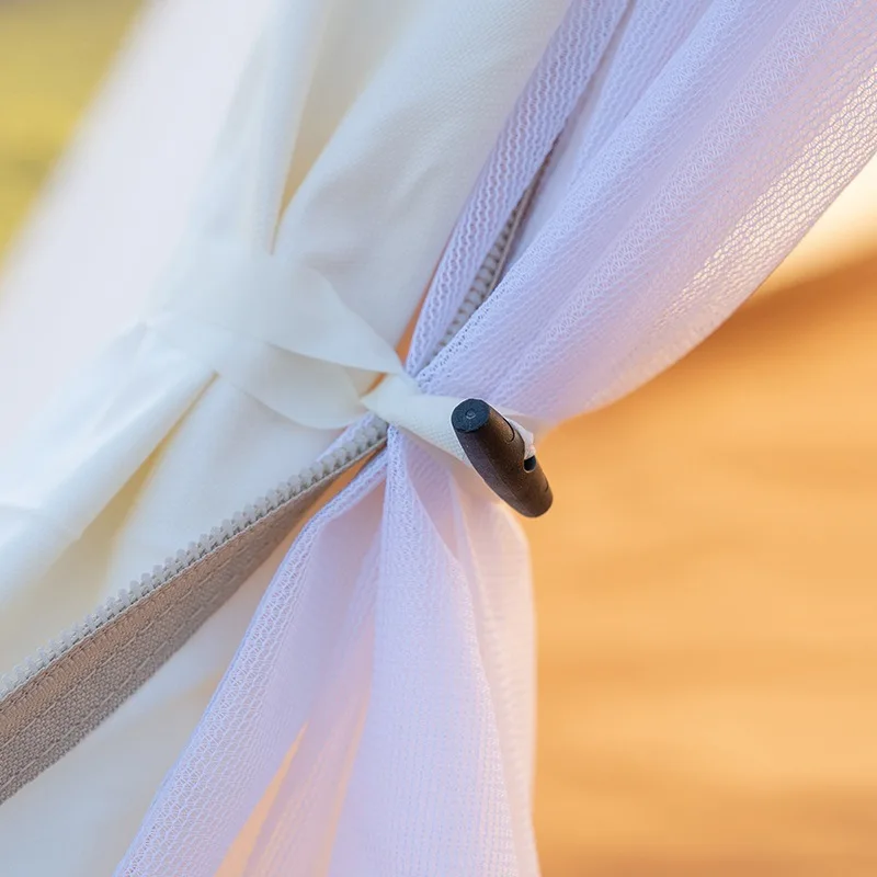 Outdoor Luxury Waterproof Large Room Canvas Star Pumpkin Type Family Bell Tent For Camping