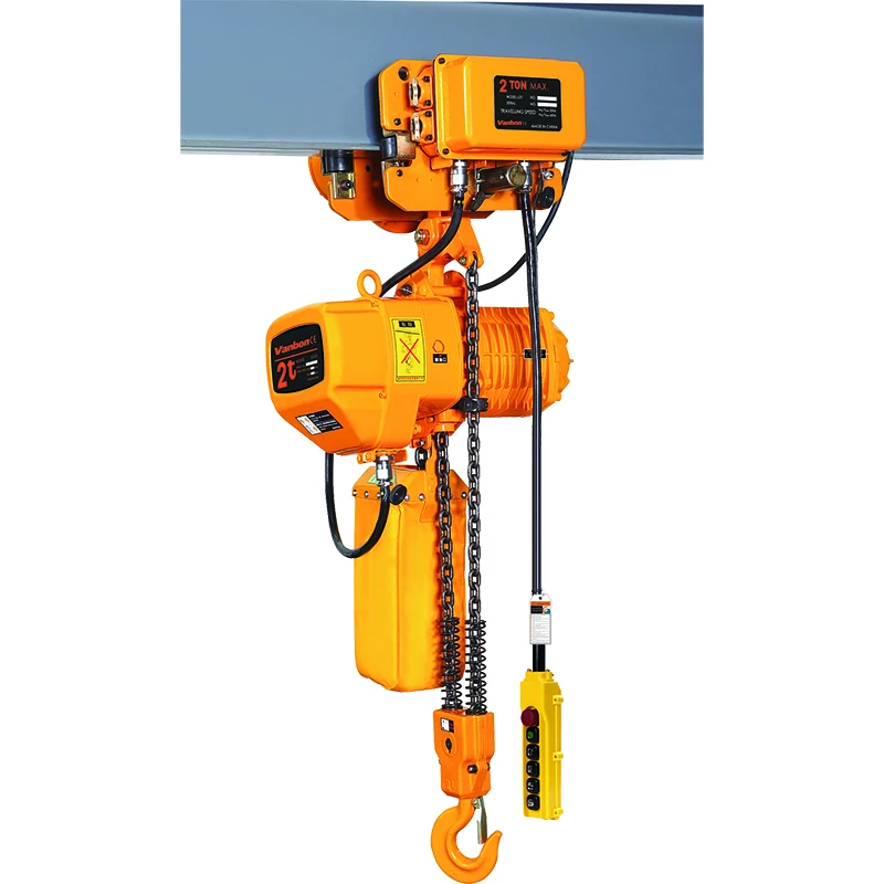 high quality hoist with up and down limit switch wireless remote control electric hoist 5 ton 2 ton
