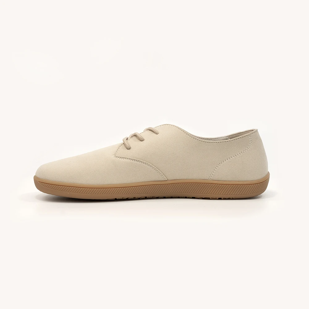 Casual Multi Size Fashion Classic Synthetic Leather Suede Lace Up Low Top Flat Casual Shoes Barefoot