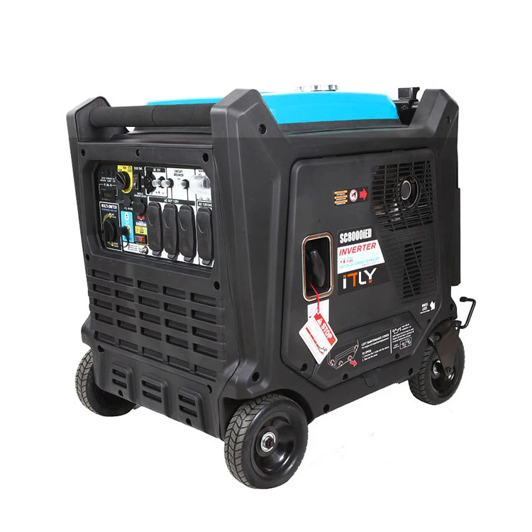 Ewell 7KW Digital Invertersuper  Inverter Generator with Handle and Wheels gasoline generator