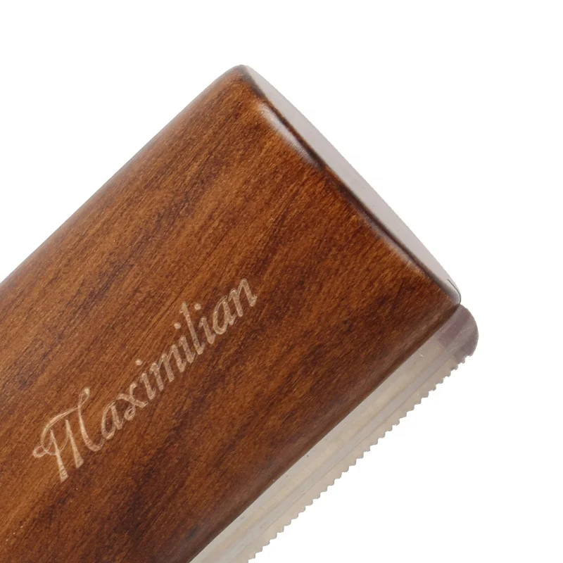 
Factory Wholesale Classical Style Upscale Wooden Handle Horse Deshedding Tool Horse Curry Comb 