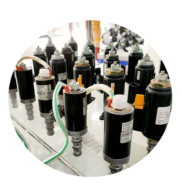 KDRDE5K-50/30C50-143 YN35V00004F1 K7V63/125 SK350-8 SK450-8 Excavator Solenoid Valve