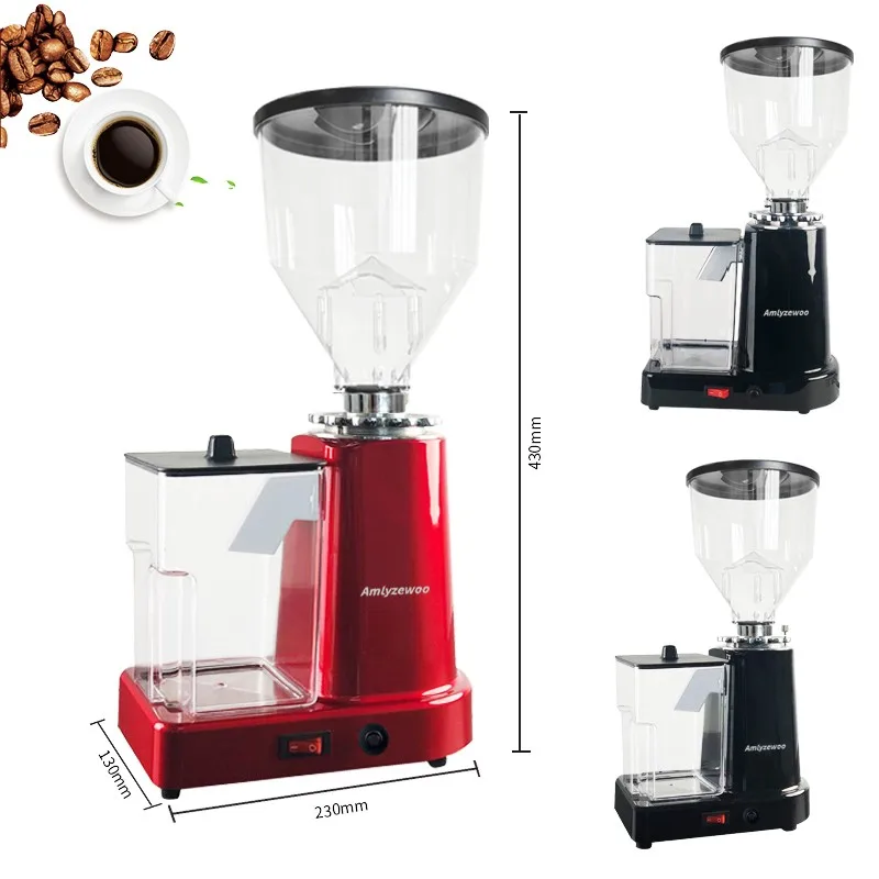 Коммерческая электрическая кофемолка большой емкости 220 В 1 л