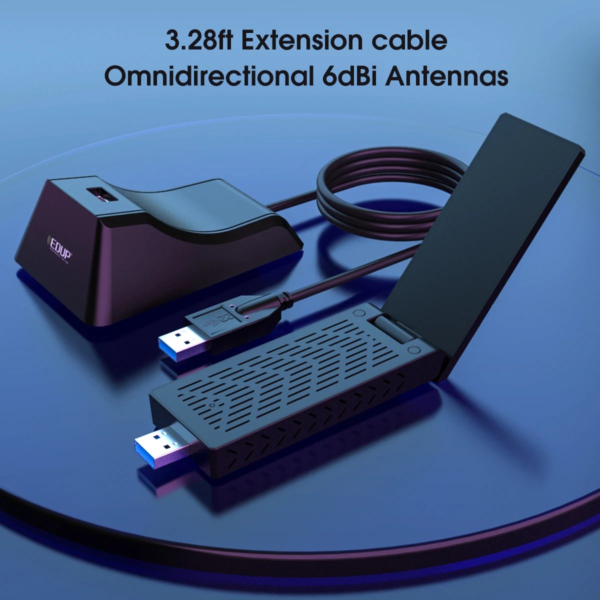 EDUP High Speed network card 1900Mbps Wireless Dongle 2.4GHz/5GHz Realtek RTL8814AU USB Wifi Adapter