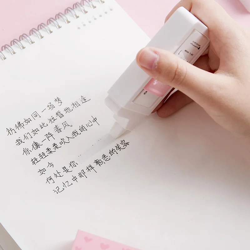 Stationery Yellow Colored Correction Tape Manufacturer Creative,Kawaii Kids School Stationery Office Supplies