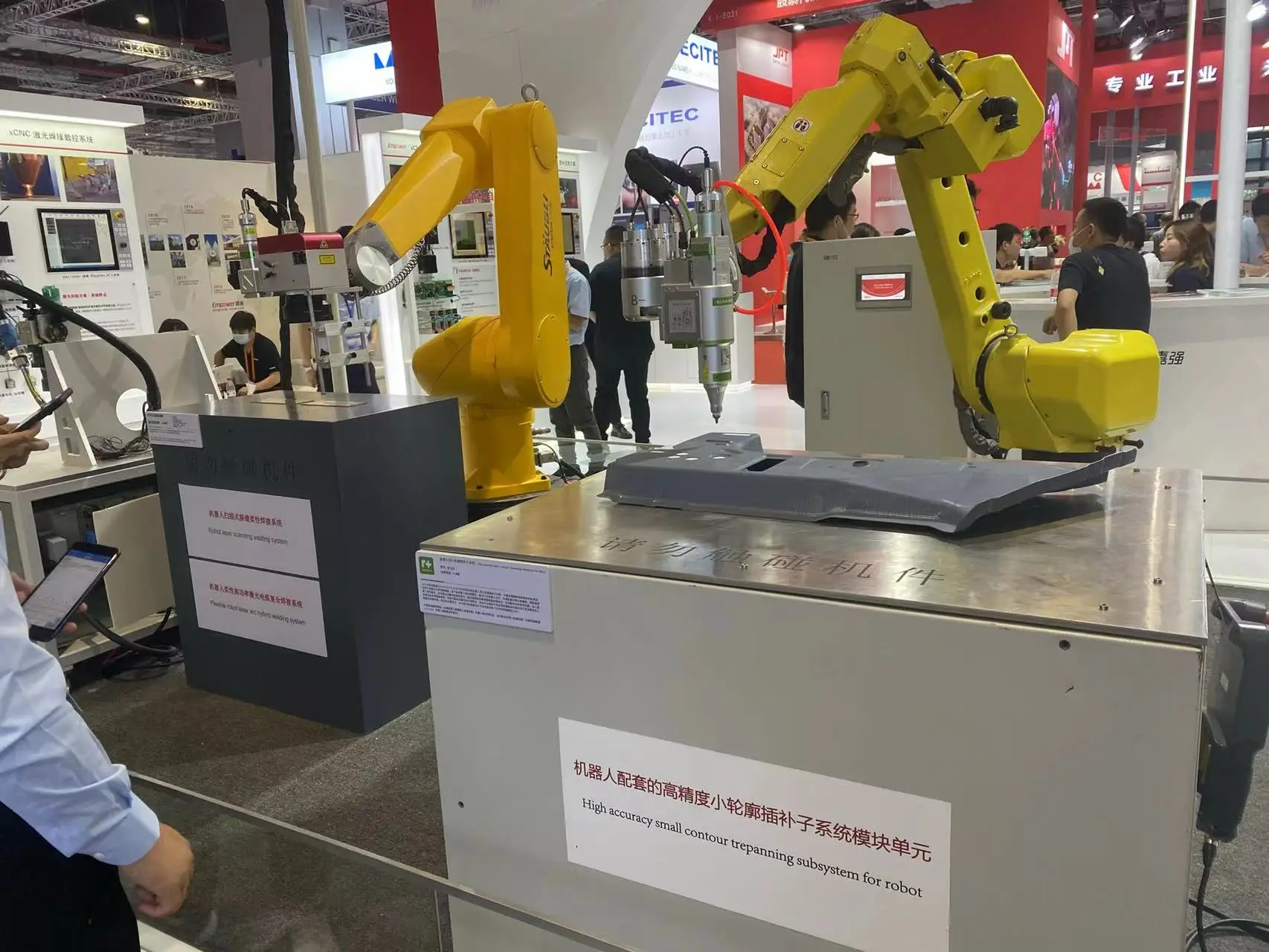 Raycus 1500 Вт волоконный лазерный сварочный робот машина с 6 оси cobot робот-пылесос для 5 кг грузоподъемность 880 мм руки достигают промышленный