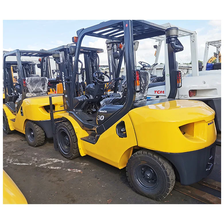 Original Second Hand 3 ton for Komatsu FD30 Forklift for sale Used  Forklift 3t 2.5 3.5 35 30 tonne diesel in stock