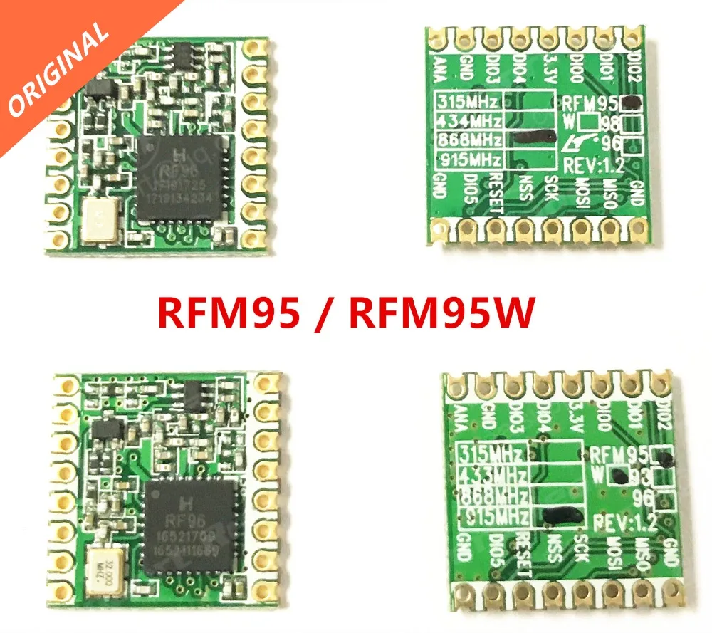 RFM95W 868S2R 915S2R RFM95 868 МГц 915 LORA SX1276 беспроводной модуль приемопередатчика FCC ROHS ETSI REACH