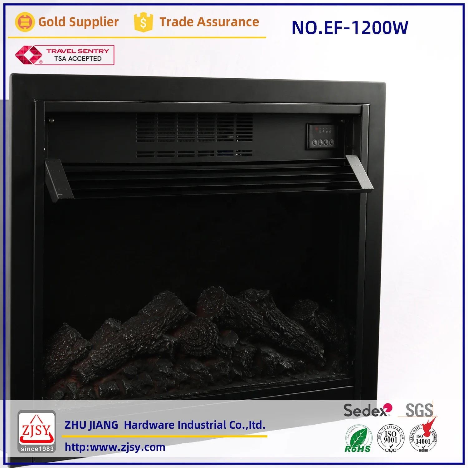 EF-1200W островного типа 1200W имитация пламени обогреватель дистанционного управления электрический