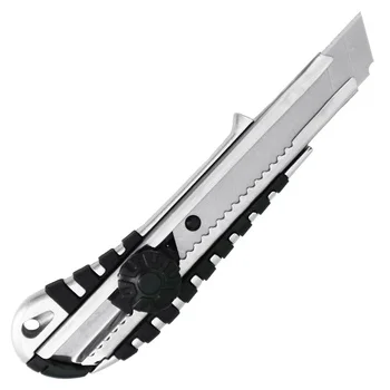 Zinc Alloy Knife Helical Pusher 18MM Width Mental Box Cutter