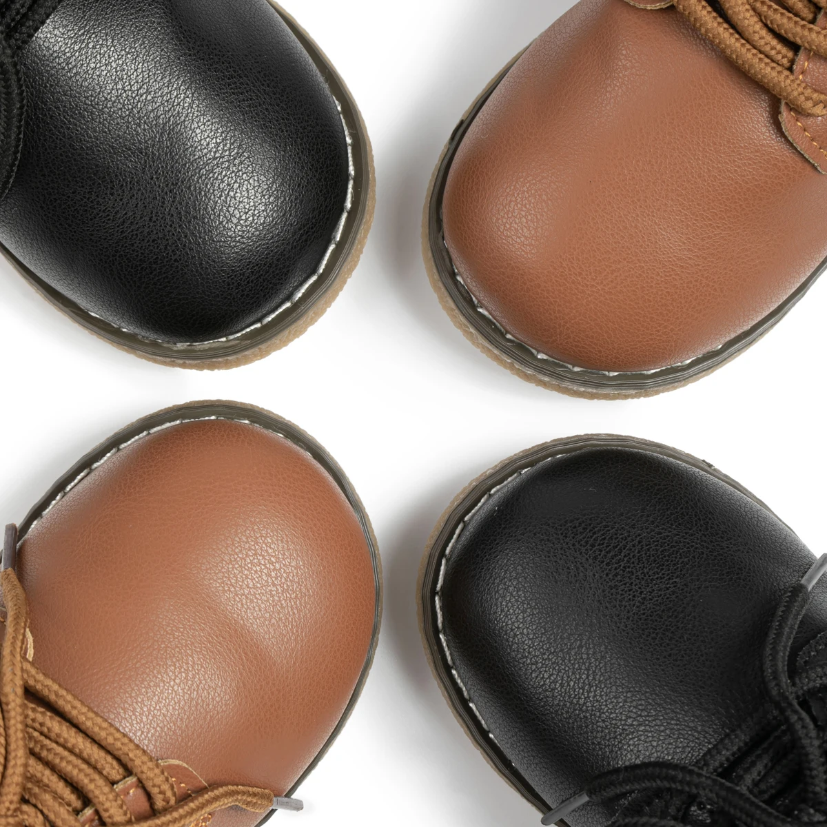 Outdoor Children Boy School Party Wedding PU Leather Rubber Anti-Slip Kids Boys Shoes Winter Boots