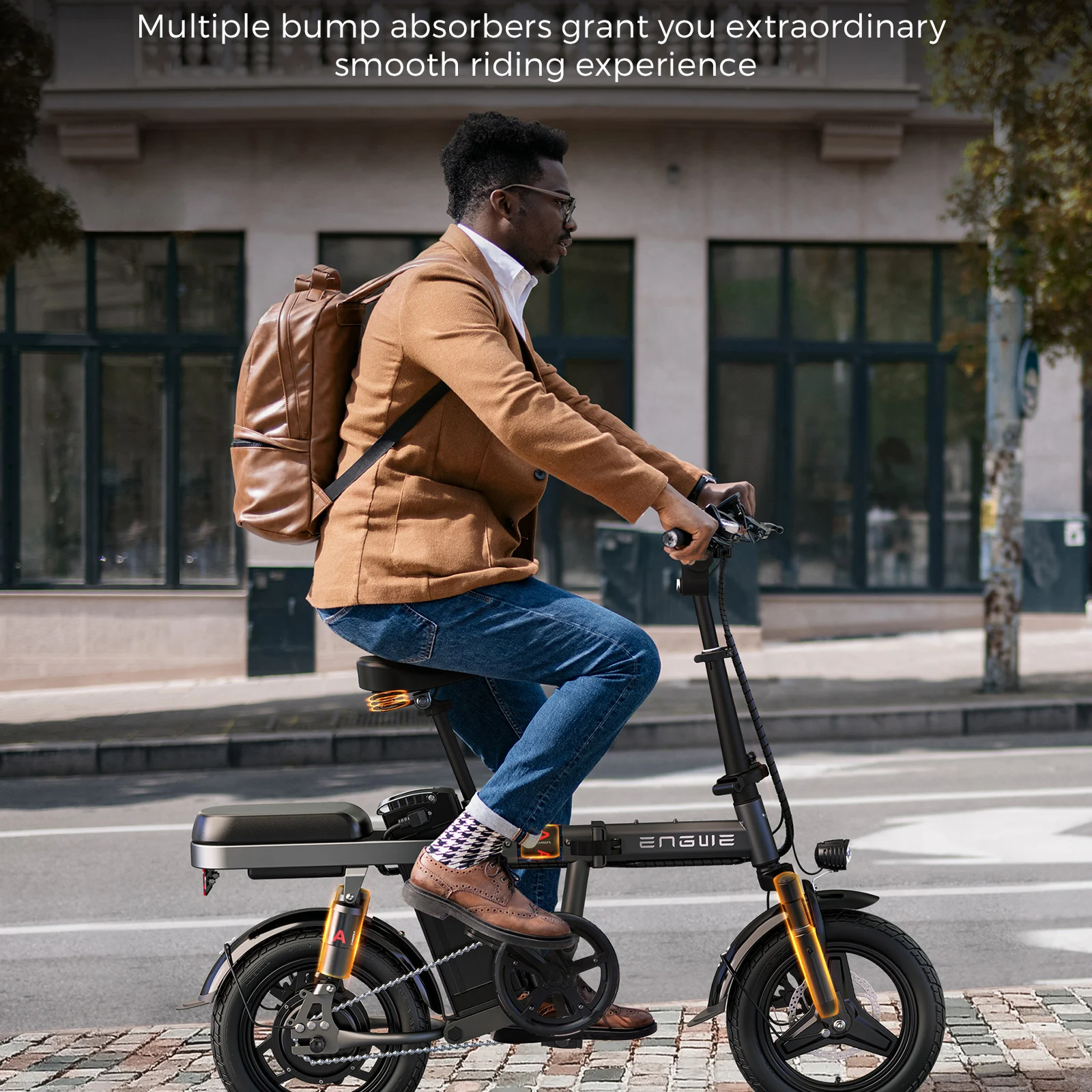 ENGWE Ebike T14 Folding Bike Electric 250W 25km/h Electric Bicycle Pedal Assist Electric Mini Bike EU Warehouse