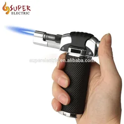 Big Size Blue Jet Flame Blow Torch Lighter Refillable Butane Gas Lighter