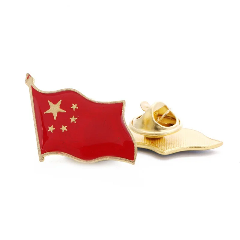 Promotional Wholesale Custom Souvenirs Soft Hard Enamel Pins Badge Magnet Country Flag Lapel Pin