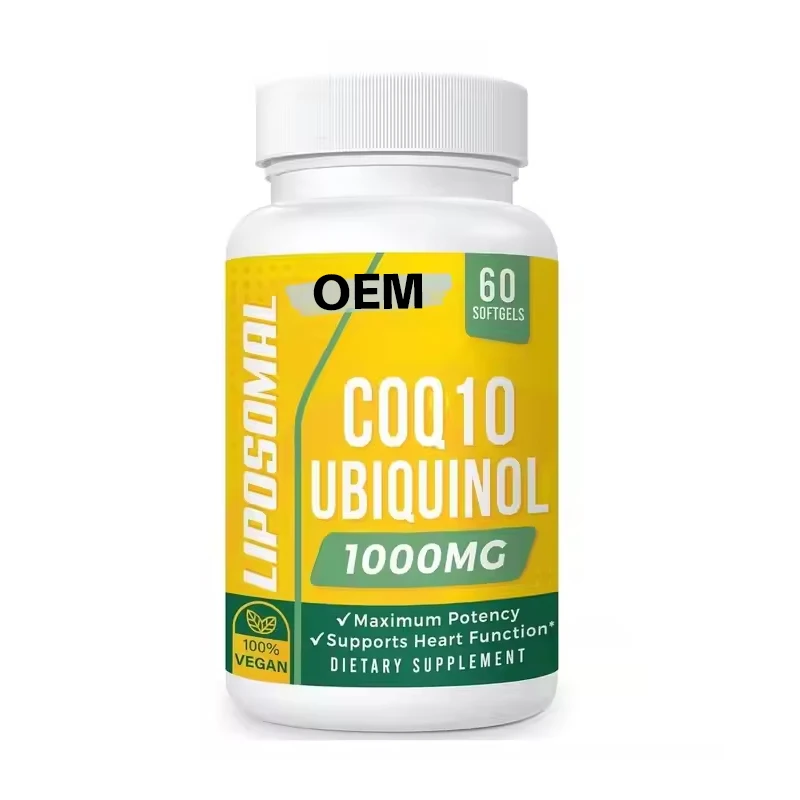 Органический CoQ10 1000 мг 60 мягких гелей 30 порций