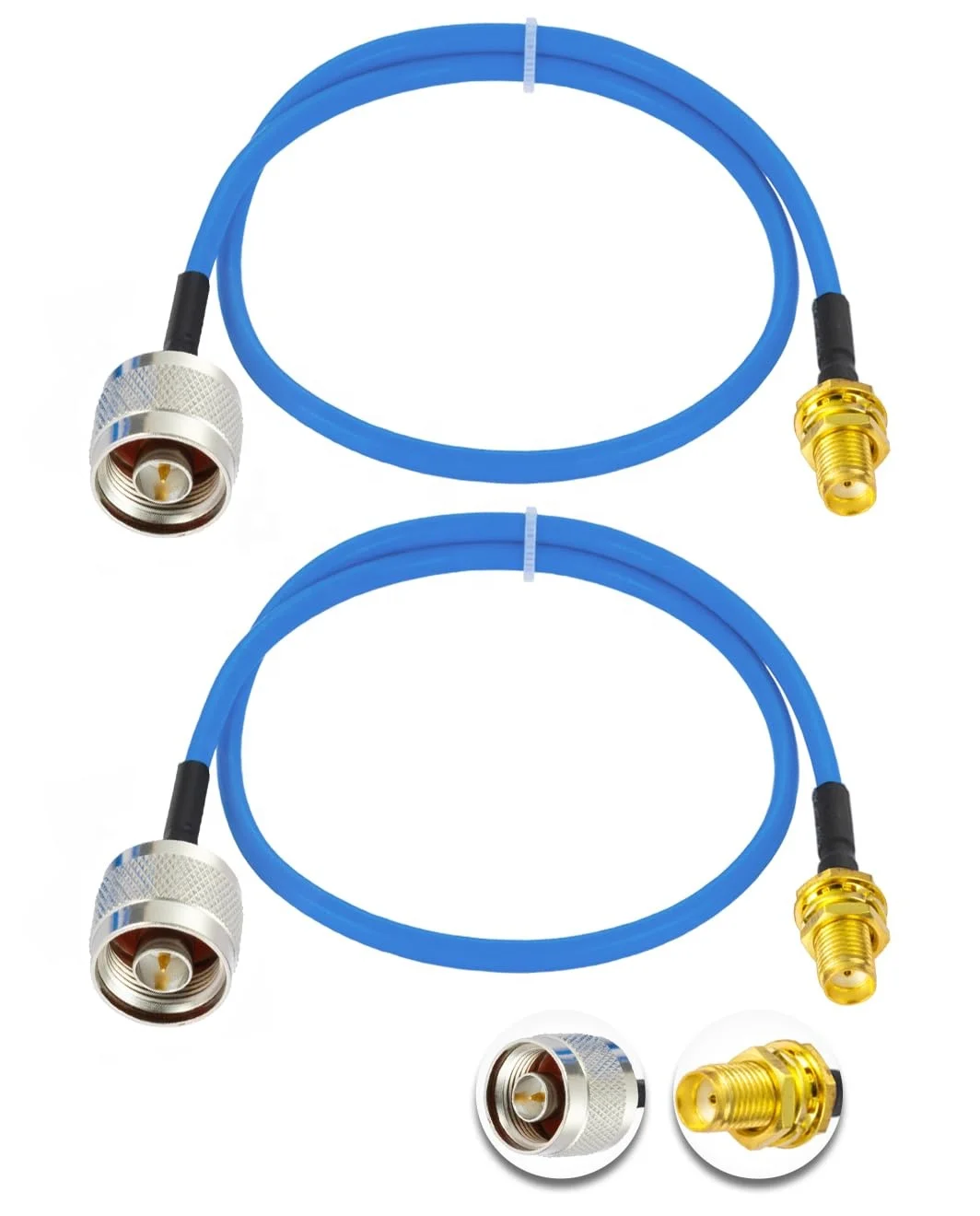 Low Loss 50ohm N SMA RF Coaxial Cables SMA Female to N Type Male  RG402