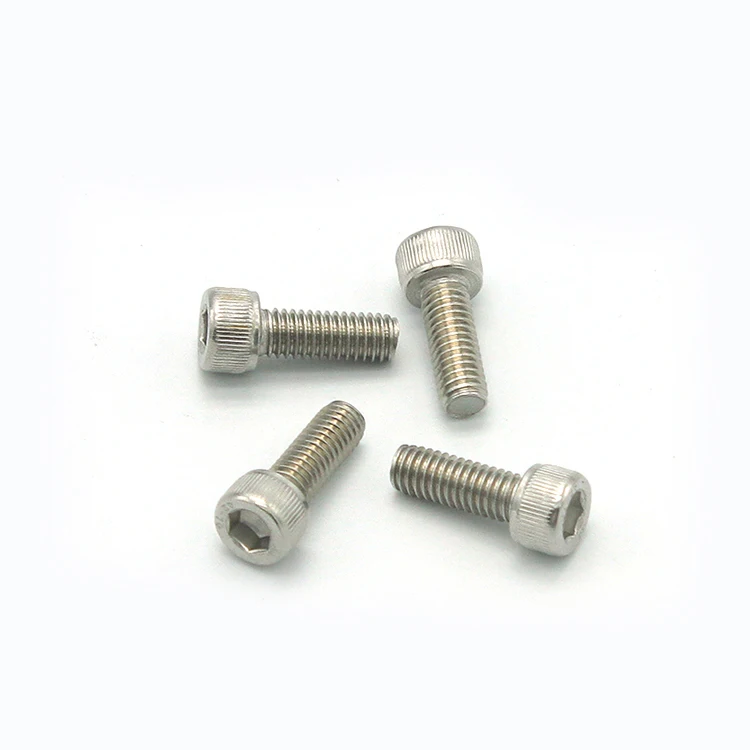 Screw supplier Stainless steel m2 m3 m4 m5 m6 hex hexagonal socket head cap screws