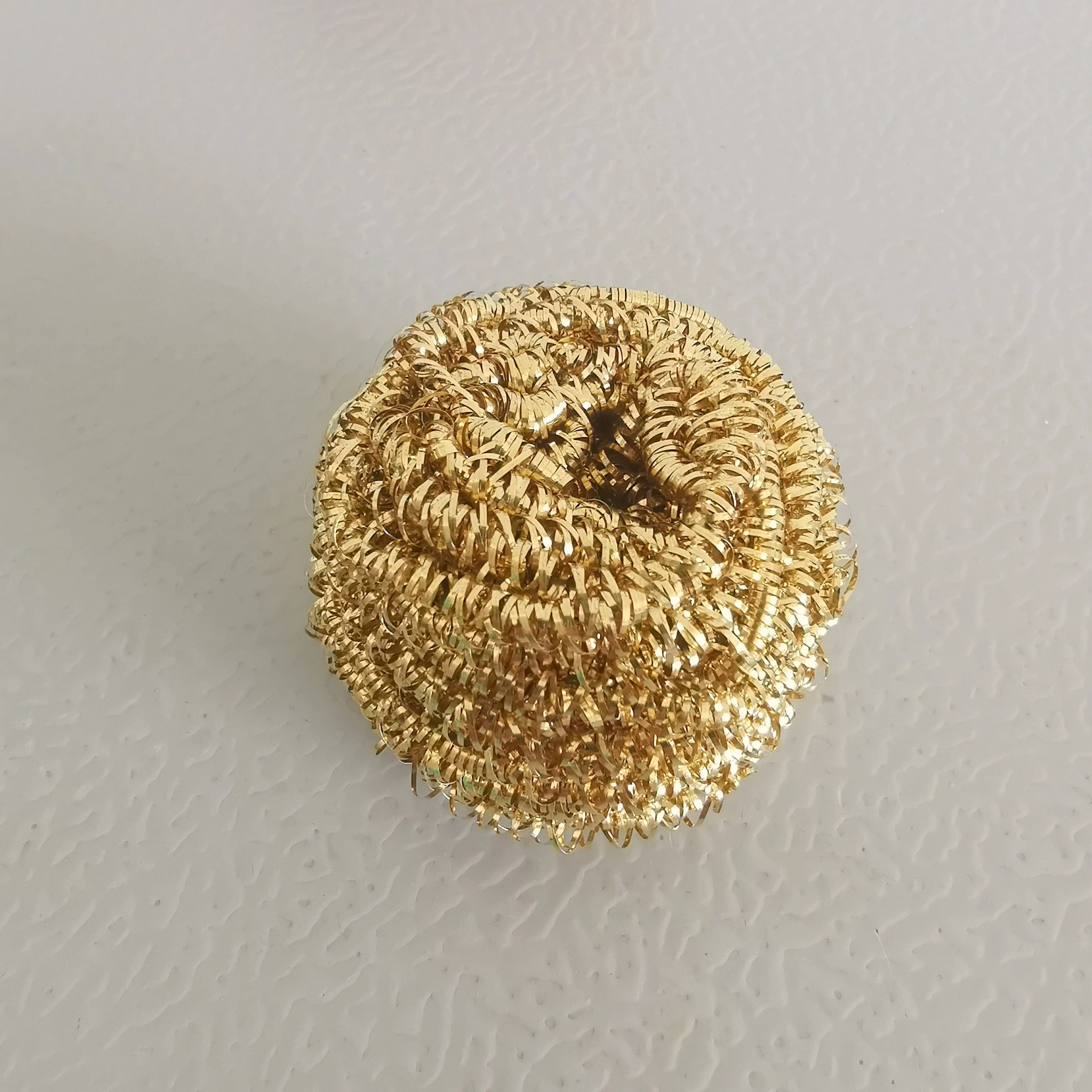 Gold Household Soldering Solder Iron Tip Cleaner Brass Kitchen Scourer Cleaning Wire Sponge Ball