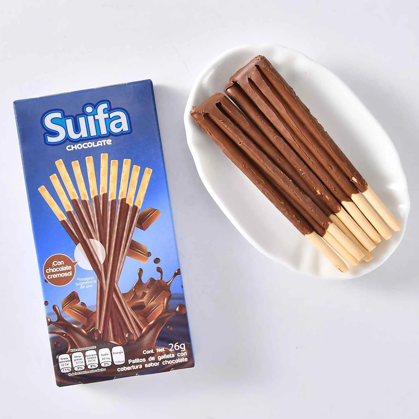 32g 36g 40g Chocolate coated blueberry strawberry cream stick biscuit