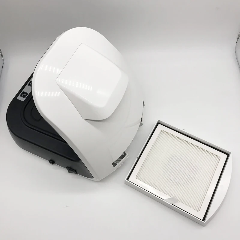 Dental Lab Portable Suction Unit Vacuum Cleaner Dust Collector with 4 Led Light and Air Grade Filter