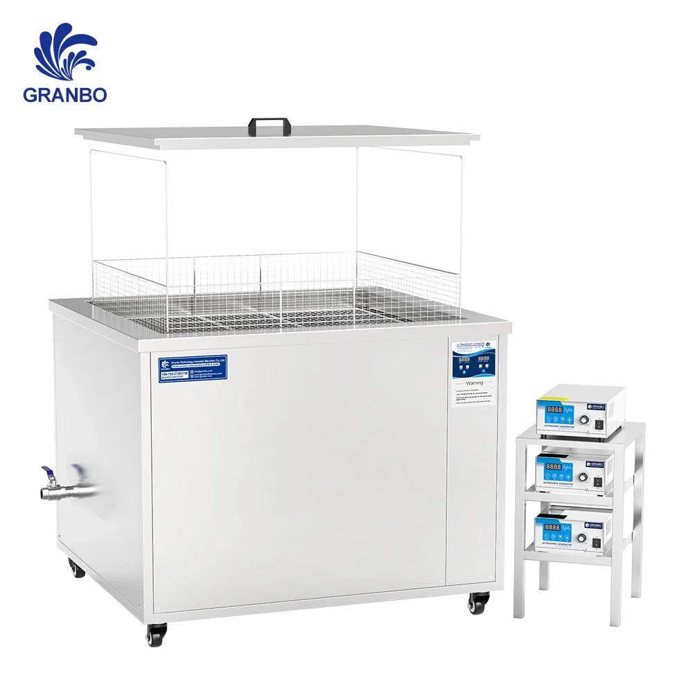Granbo Factory Outlet GM series Industrial Ultrasonic Cleaner Single  Tank 45L,88L,145L,264L,360L,960L Custom Power Frequency