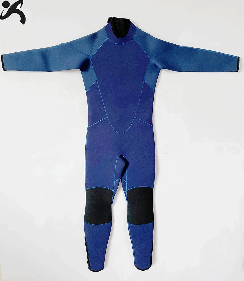 Factory Price 5mm Wetsuit Mens Custom Two Pieces Neoprene Suit With Back Zip Men Diving Suit