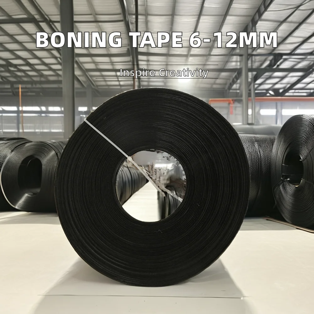 Manufacturer Customized Rigilene Polyester Boning Tape 6MM 8MM 10MM 12MM Plastic PP Corset Collar Bag Garment Accessories