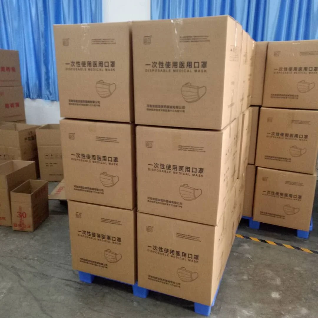 EN14683 Custom Wholesale protective disposable surgical Black kids mask 3 ply medical face mask for CE