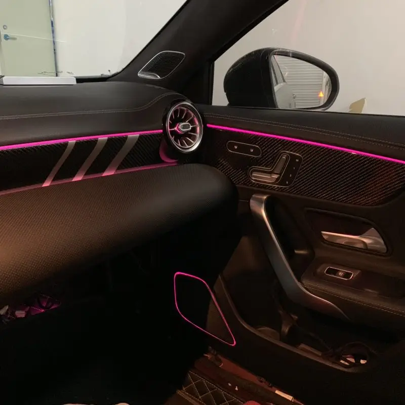  Освещение для Mercedes Benz A/CLA W177 W118 лампа освещения автостайлинг 64 цвета светодиодный окружающий