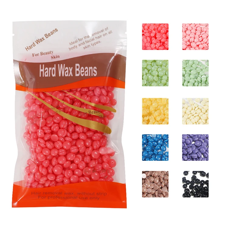 100g/bag depilatory small hard wax beans for hair removal-A3