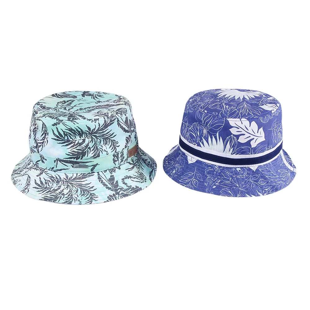 Wholesale Factory Fashion Designed Women Bucket Hats Cap Custom Logo With All Over Printing Pattern